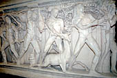 Konya Archeology Museum, ancient Roman Heracles Sarcophagus 